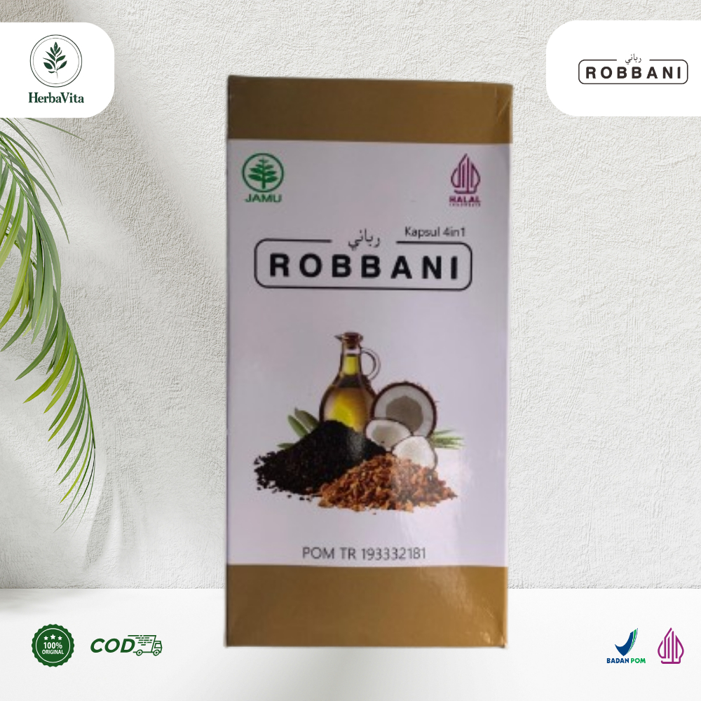 Robbani 200 Kapsul – Herbal Alami Penurun Kolesterol & Hipertensi