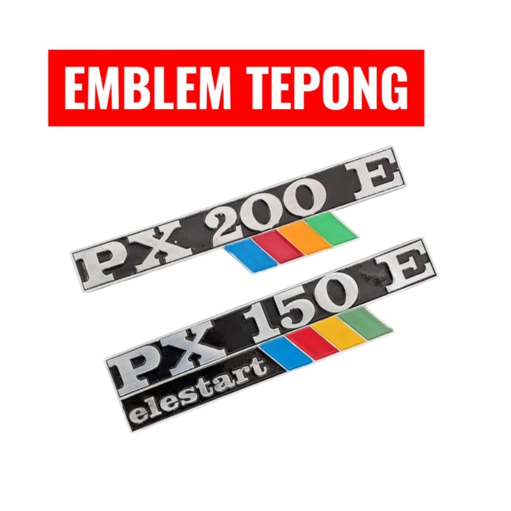 Emblem Tepong Vespa PX 150 E Elestart dan PX 200 E