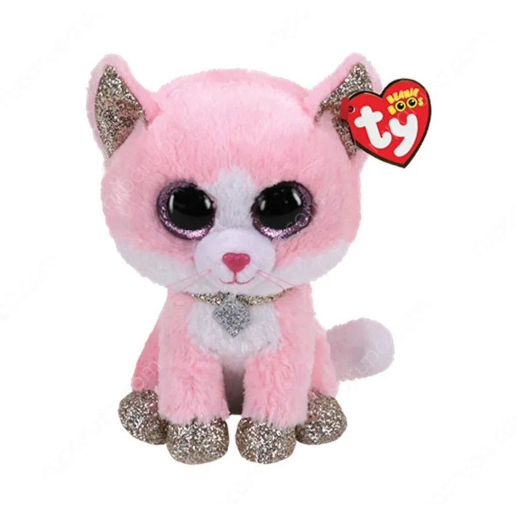 Ty Boneka Hewan Boos Fiona Cat Cat M 131356