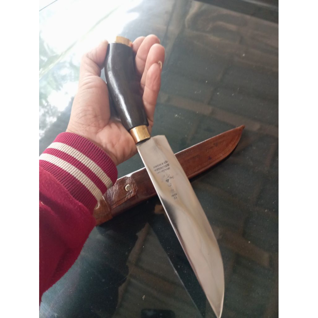 pisau cap garpu terbaik seset daging /kulit serba guna