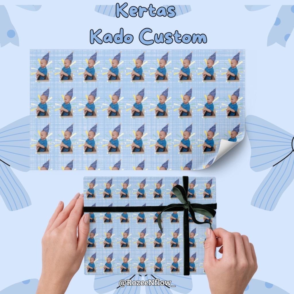 

KERTAS KADO CUSTOM / KERTAS KADO KARAKTER / KERTAS KADO TEMA