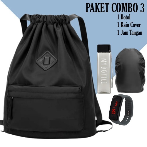 Ransel wanita serut/Tas Ransel Serut wanita TOTEBAG SERUT TAS OLAHRAGA TAS SERUT  CEWEK COWOK