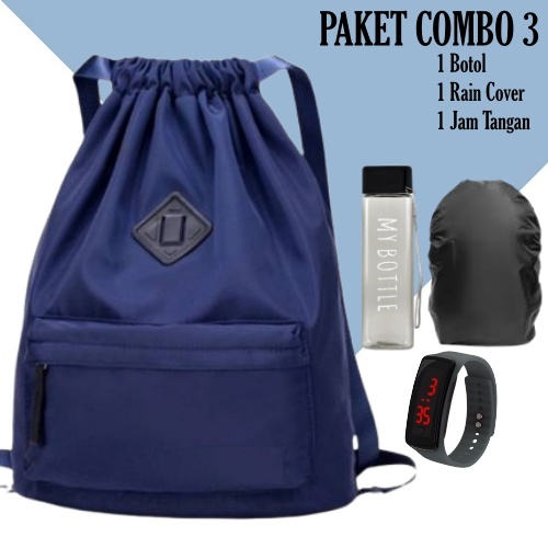 Original Ransel Wanita Serut/Tas Ransel Serut Wanita Totebag Serut Tas Olahraga Tas Serut Cewek