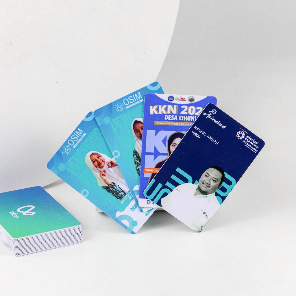 

Id card bahan pvc premium tebal 0,9 mm