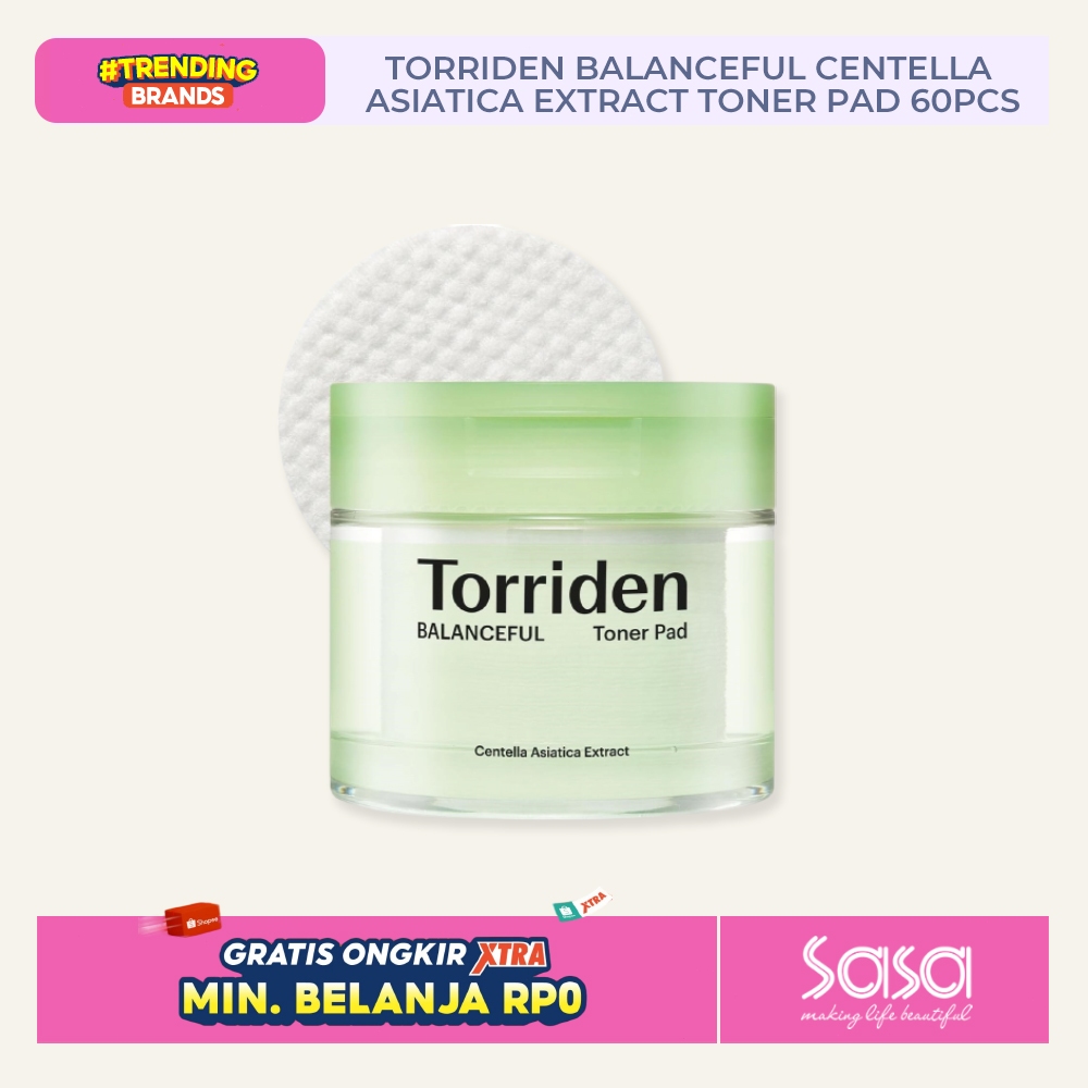 Torriden Balanceful Centella Asiatica Extract Toner Pad 60pcs, Torriden Official Store, Torriden Ton