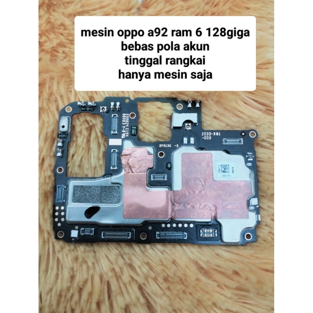 mesin oppo a92 ram 6 128giga