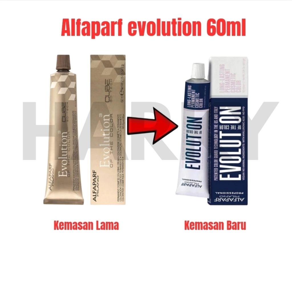 Alfaparf Evolution Cat Rambut / Alfaparf Hair Color 60gr