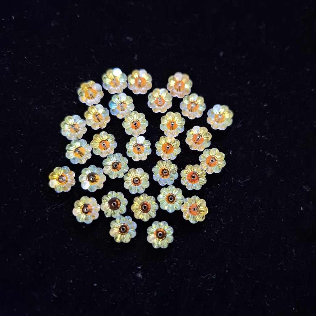 Swarovski Bunga / Swarovski Matahari Kristal AB 8mm Original