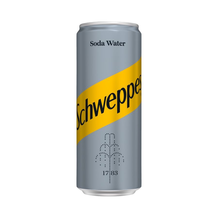 

Schweppes Soda Water Drink Can 250ml - Booze Story