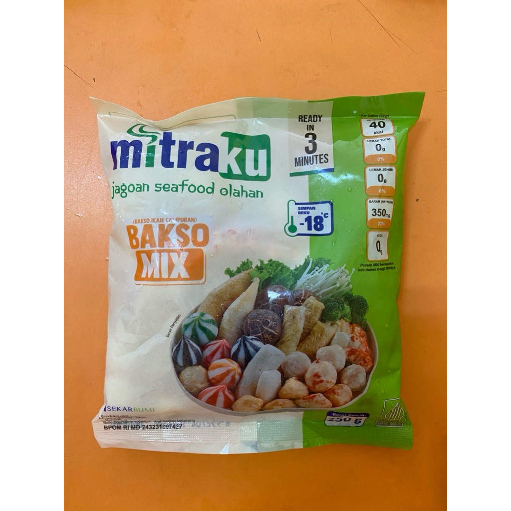 

Mitraku Bakso seafood mix 250gr