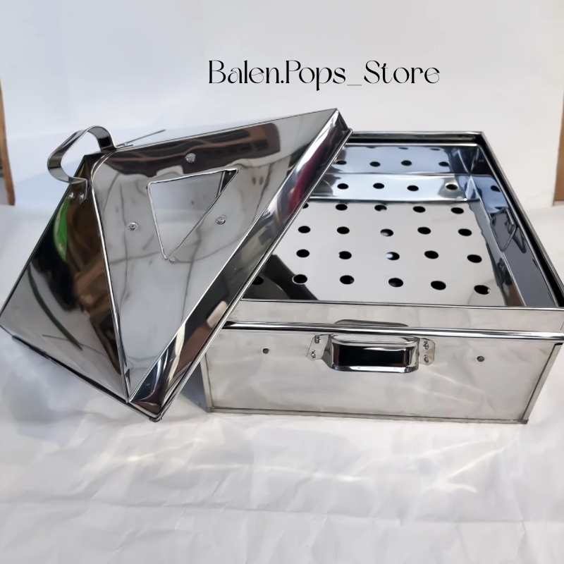 Kukusan Klakat Kotak Dandang Panci Bahan Stainless Serbaguna