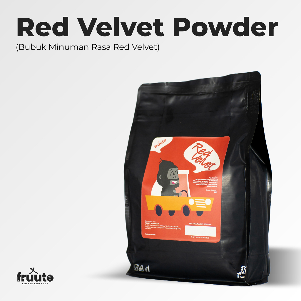 

Red Velvet Powder (Bubuk Minuman Rasa Red Velvet) - 1kg