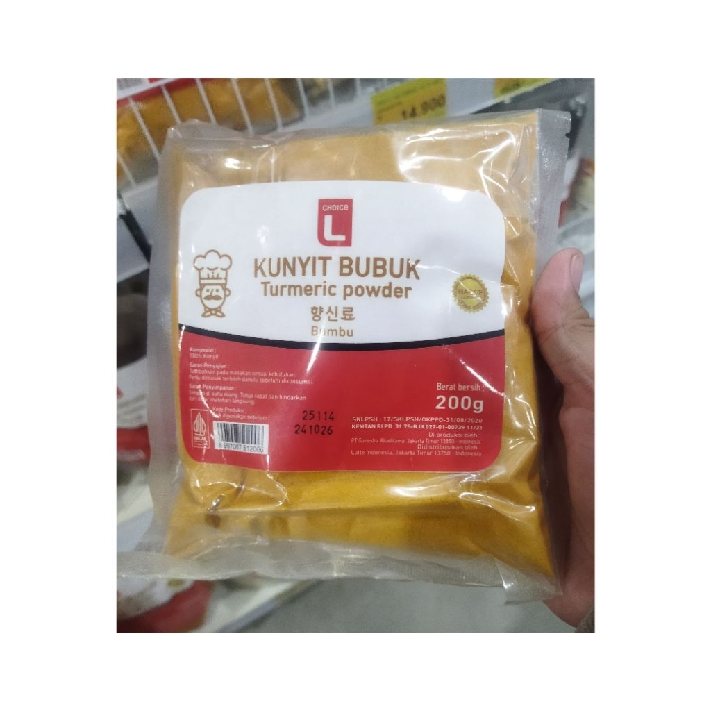 

CHOICE L KUNYIT BUBUK 200GR ISI 3 PCS