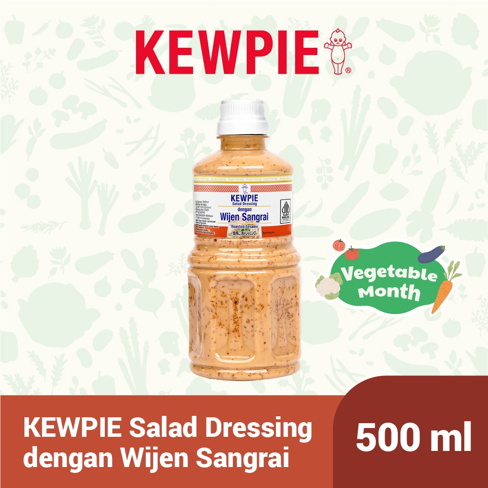 

KEWPIE Salad Dressing Dengan Wijen Sangrai 500 ml