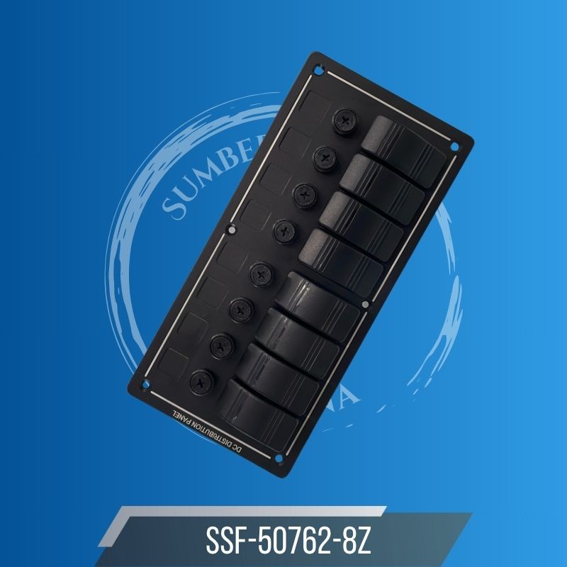 Saklar Anti Air Switch Panel Waterproof 8 Gang SSF-50762-8Z