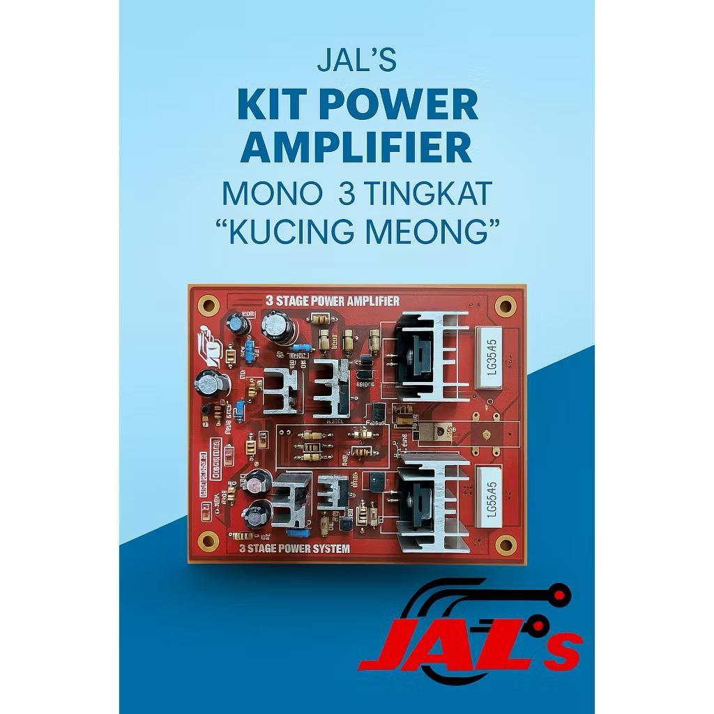 KIT Power Amplifier 3 Tingkat Mono – Kucing Meong | JAL's Elektronik