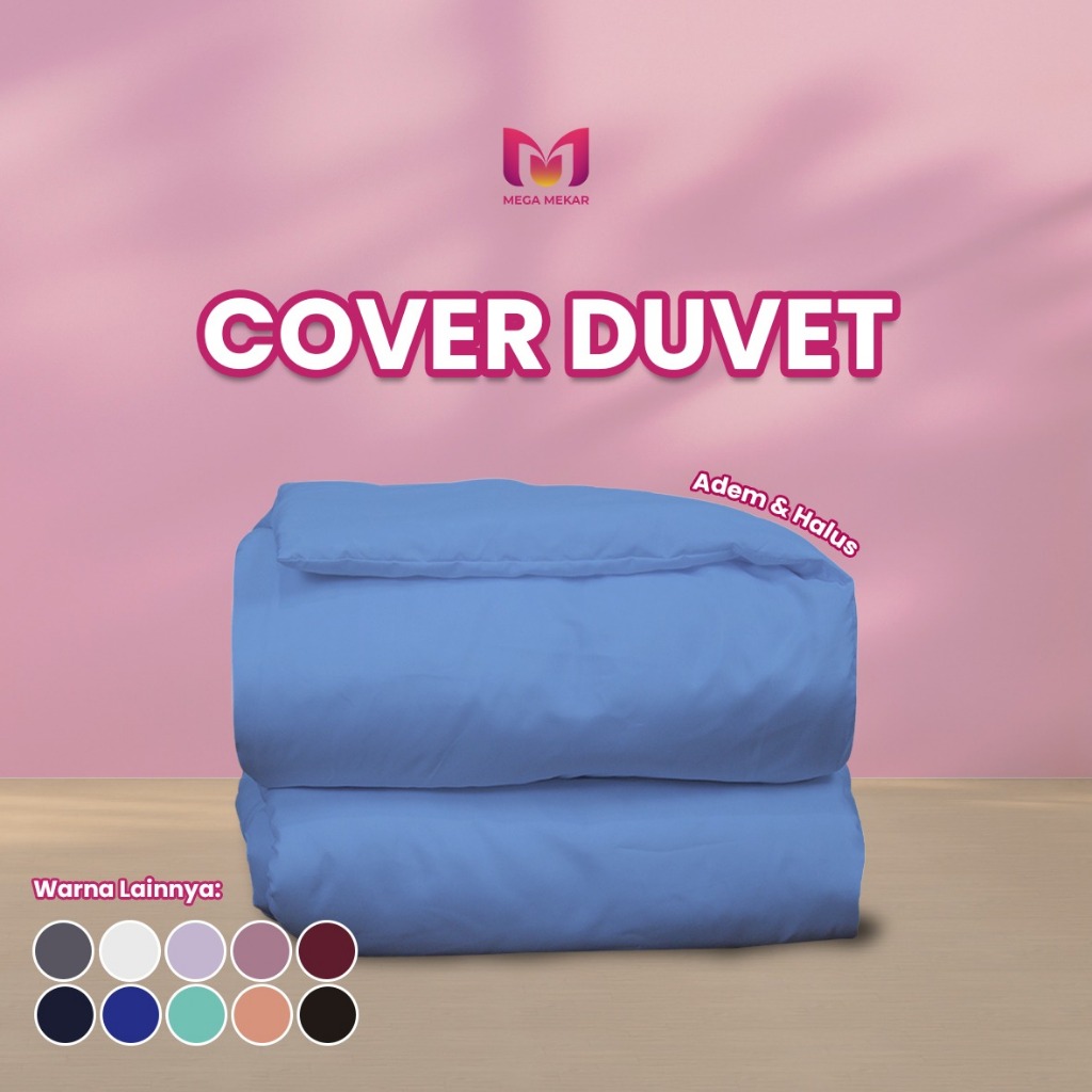 Cover Duvet Katun Polos Warna Aesthetic / Quilt cover / sarung quilt / sarung selimut / Duvet Cover 
