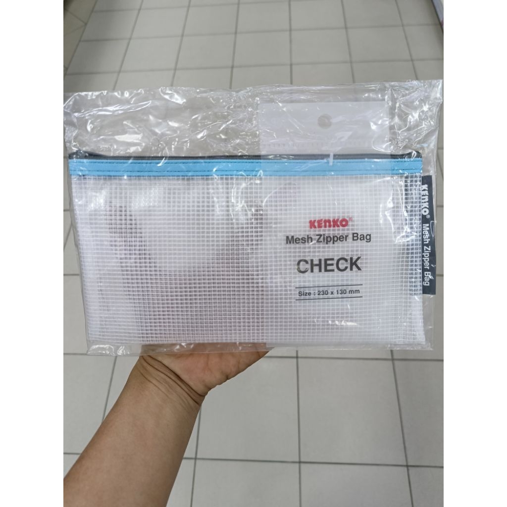 

Kenko Mesh Zipper Bag (Size : 23 x 13)/ Pcs
