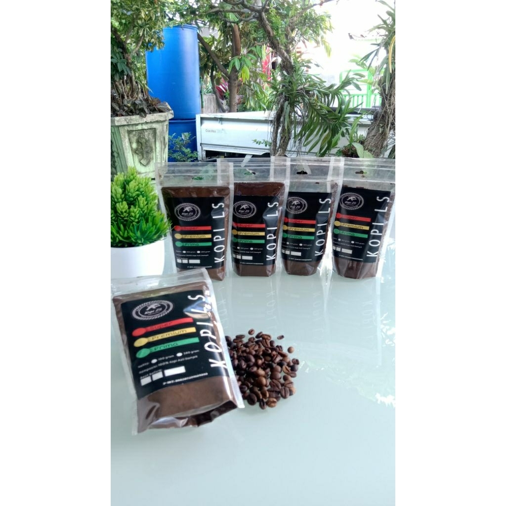 KOPI BUBUK HITAM PREMIUM ASLI DAMPIT