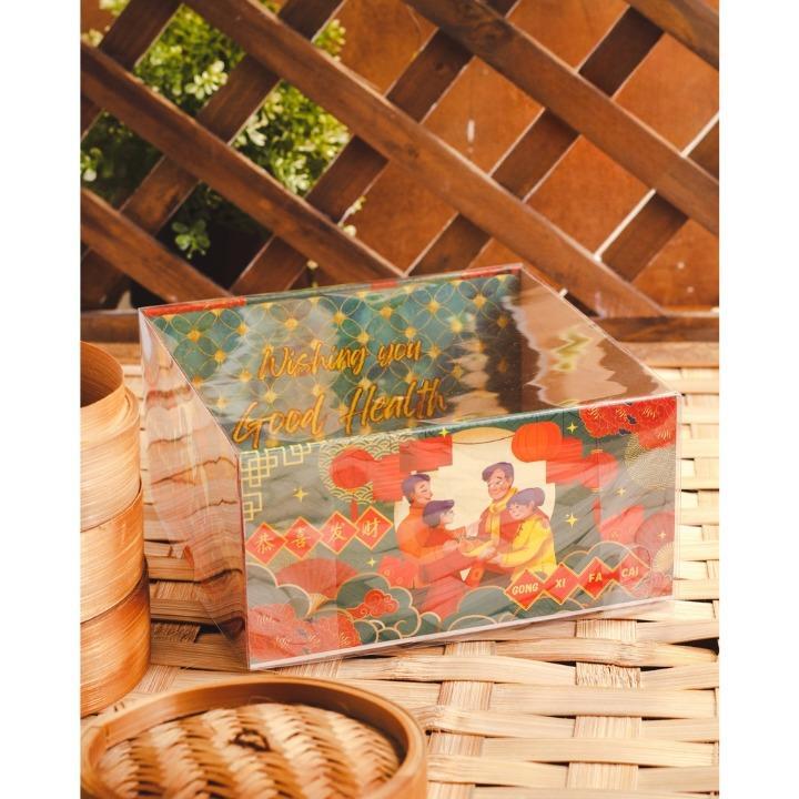 Cake Box Mika Kue Pudding Kotak Roti Sincia Dus Bolu Lapis Legit Ukuran 20x20x10 cm