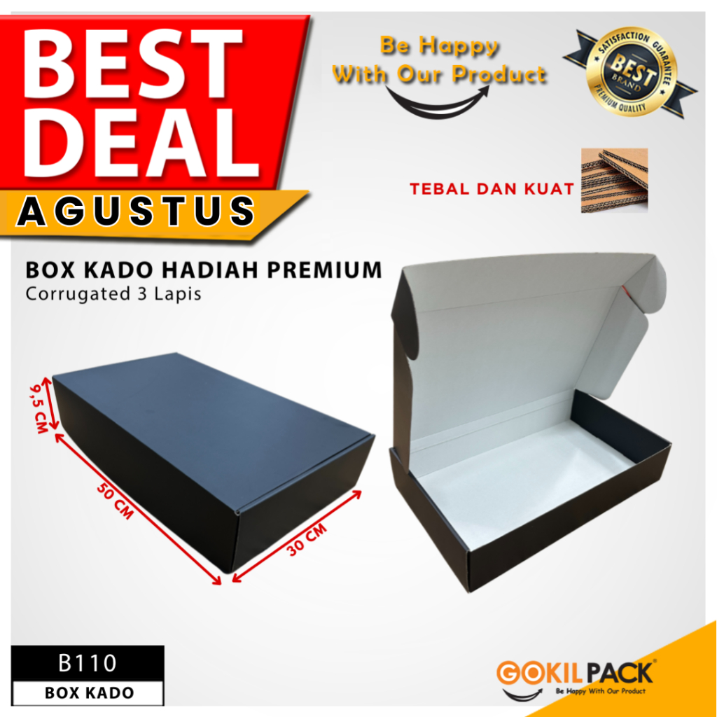 

Box Kado - Kotak Hadiah Jumbo - Box Polos - B110