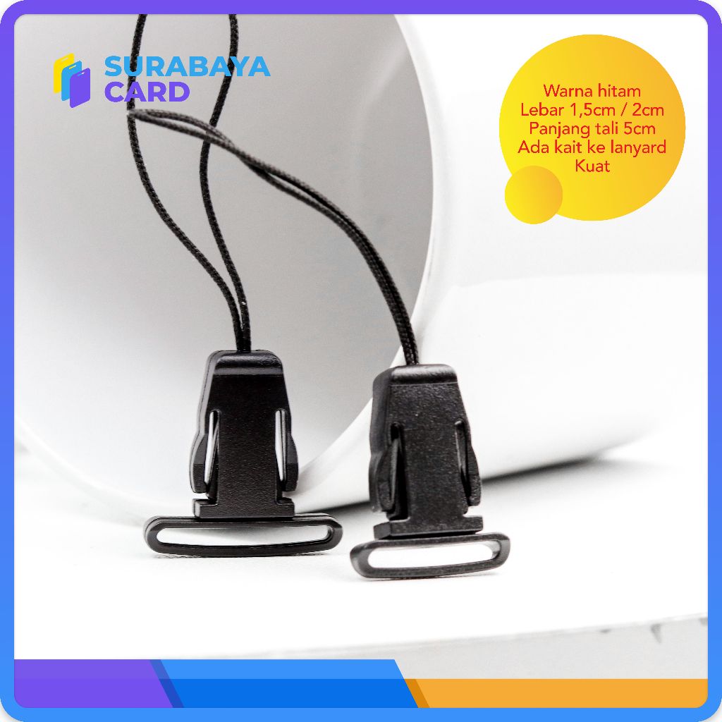 

Plastik Strap Gantungan Lanyard HP 1,5cm 2cm | Stopper HP Untuk Lanyard