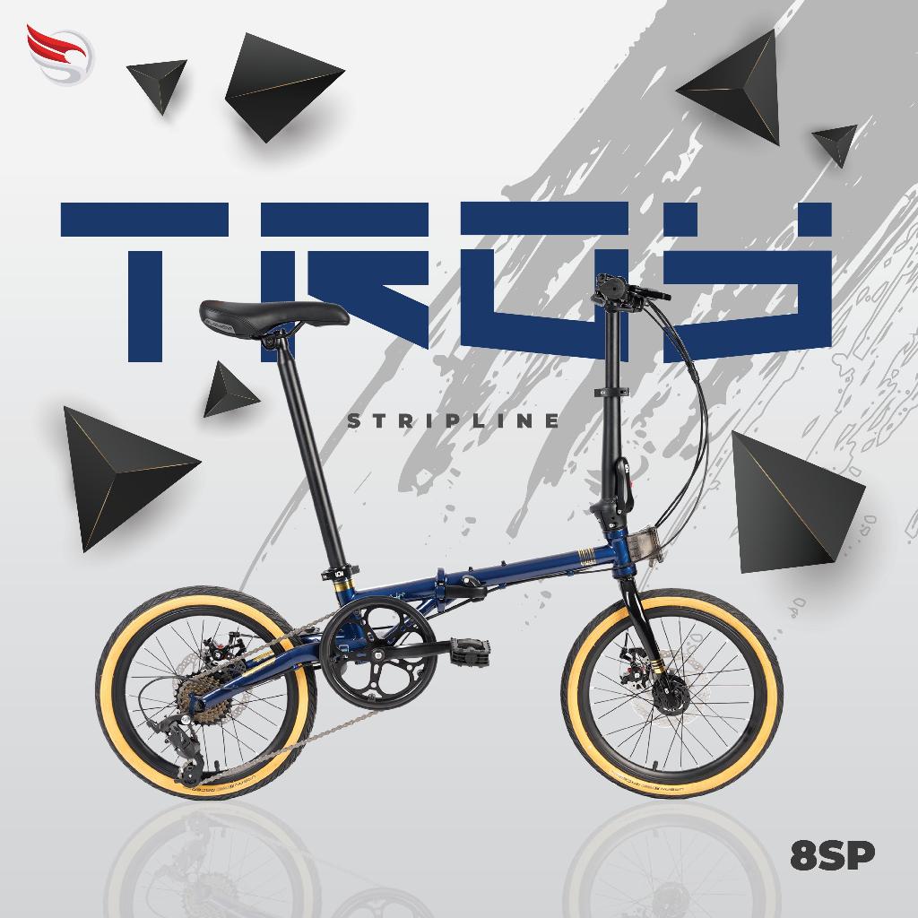 ELEMENT FOLDING TROY 16" 8SP STRIPLINE Sepeda Lipat Dewasa