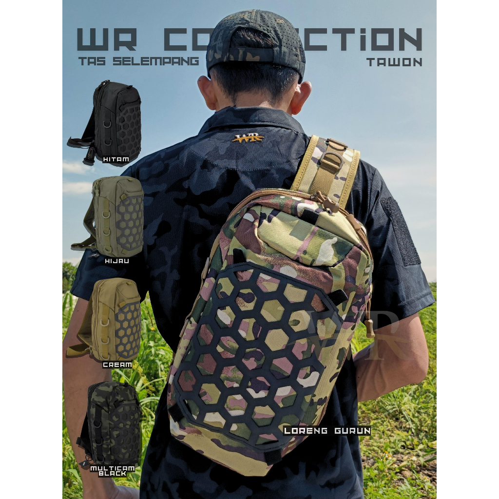 Tas Selempang Tactical / SlingBag Tactical / Tactical Bag / Tas selempang tawon