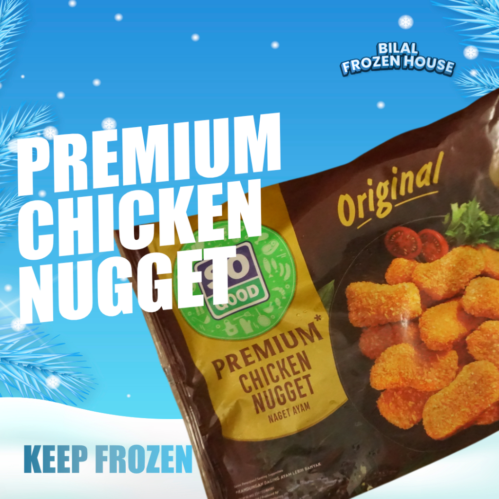 

So Good Chicken Nugget Premium 400gr - So Good Nugget Premium - Original - Stik