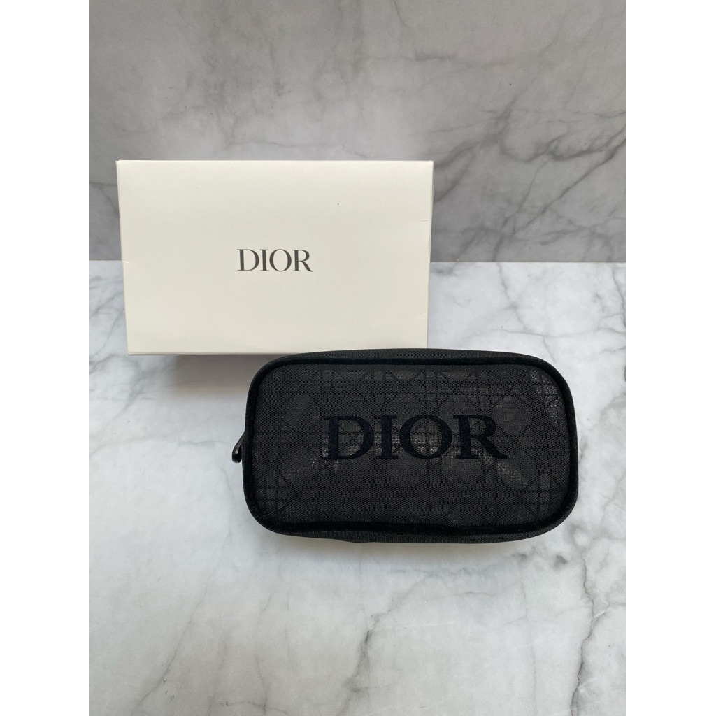 DIOR DI OR POUCH JARING BLACK WITH SOFTBOX