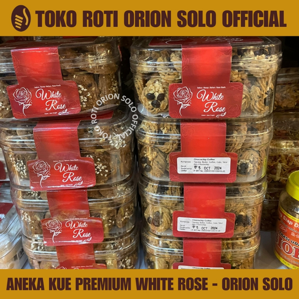 Aneka Kue Premium White Rose - Orion Solo