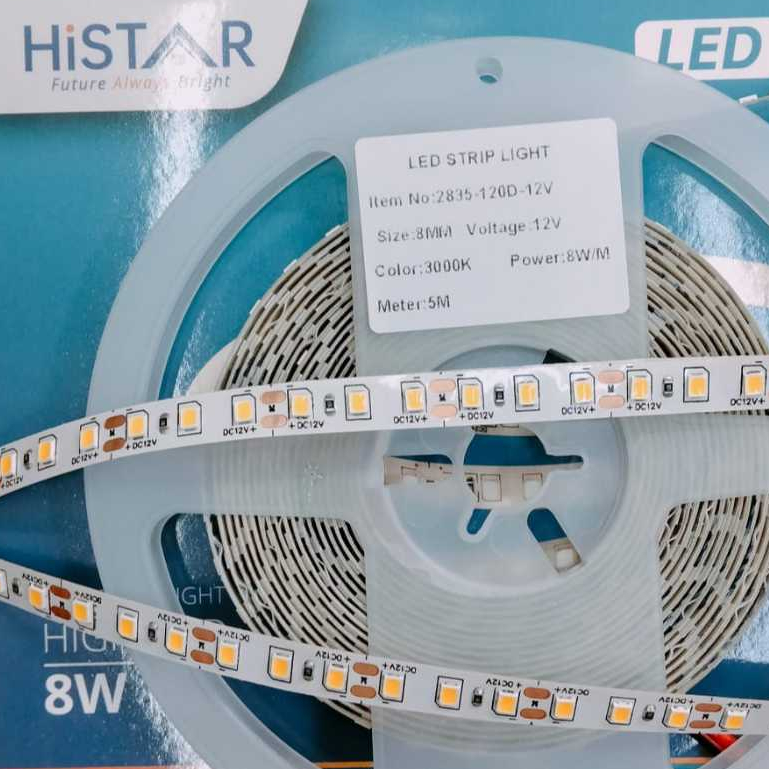 LAMPU STRIP LED 12V SMD 2835 HISTAR 120LED LED STRIP SMD HISTAR