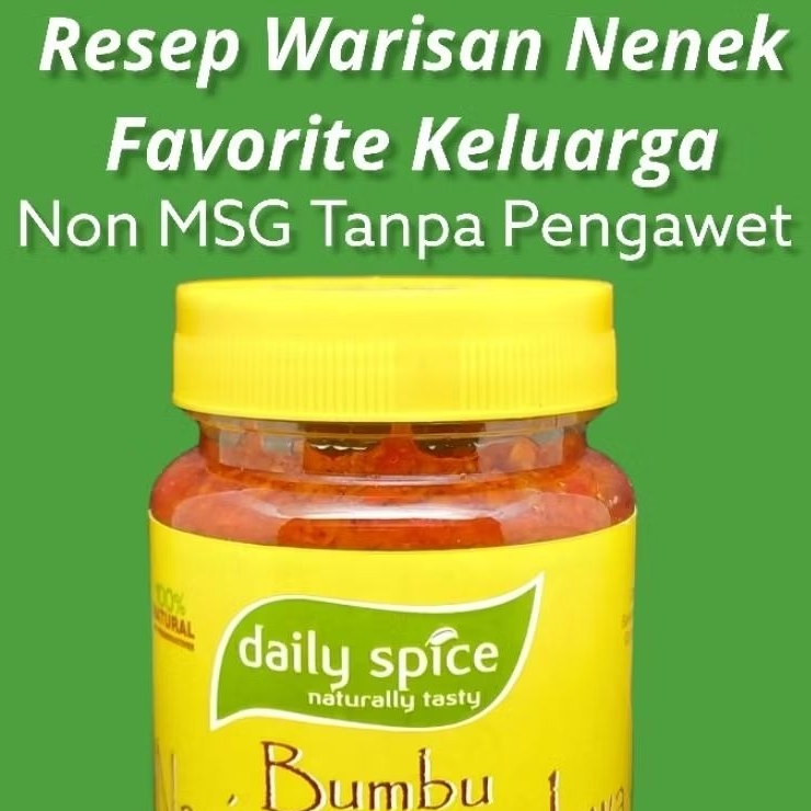 

Bumbu Nasi Goreng Jawa Daily Spice Tanpa Pengawet dan MSG dengan Minyak Kelapa 200gr