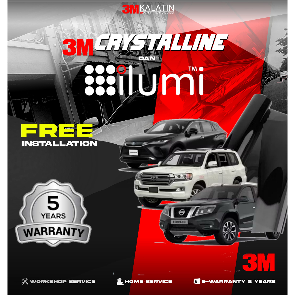 KACA FILM 3M CRYSTALLINE + ILUMI (LARGE)