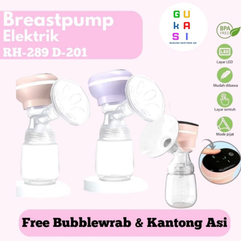 Breast pump elektrik Breast pump Rechargeable Pompa asi elektrik rechargeable tanpa selang / pompa a