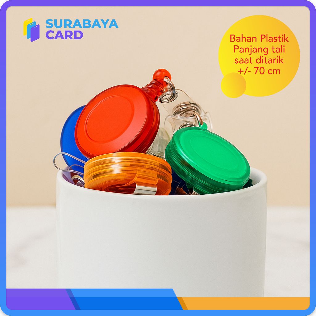

Yoyo Tali Id Card Gantungan ID CARD Hang Tag Name Tag Transparan
