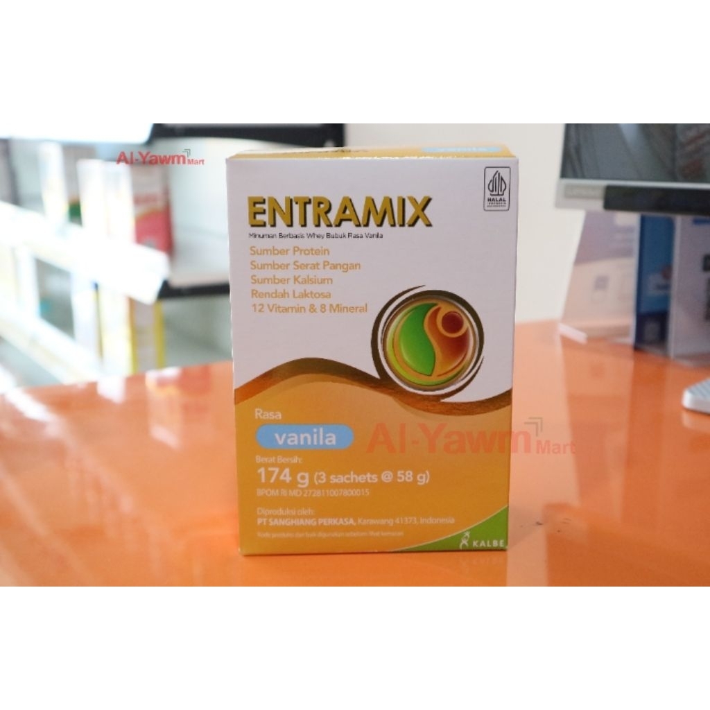 

ENTRAMIX VANILLA DUS 3 SACHET /SUSU DEWASA