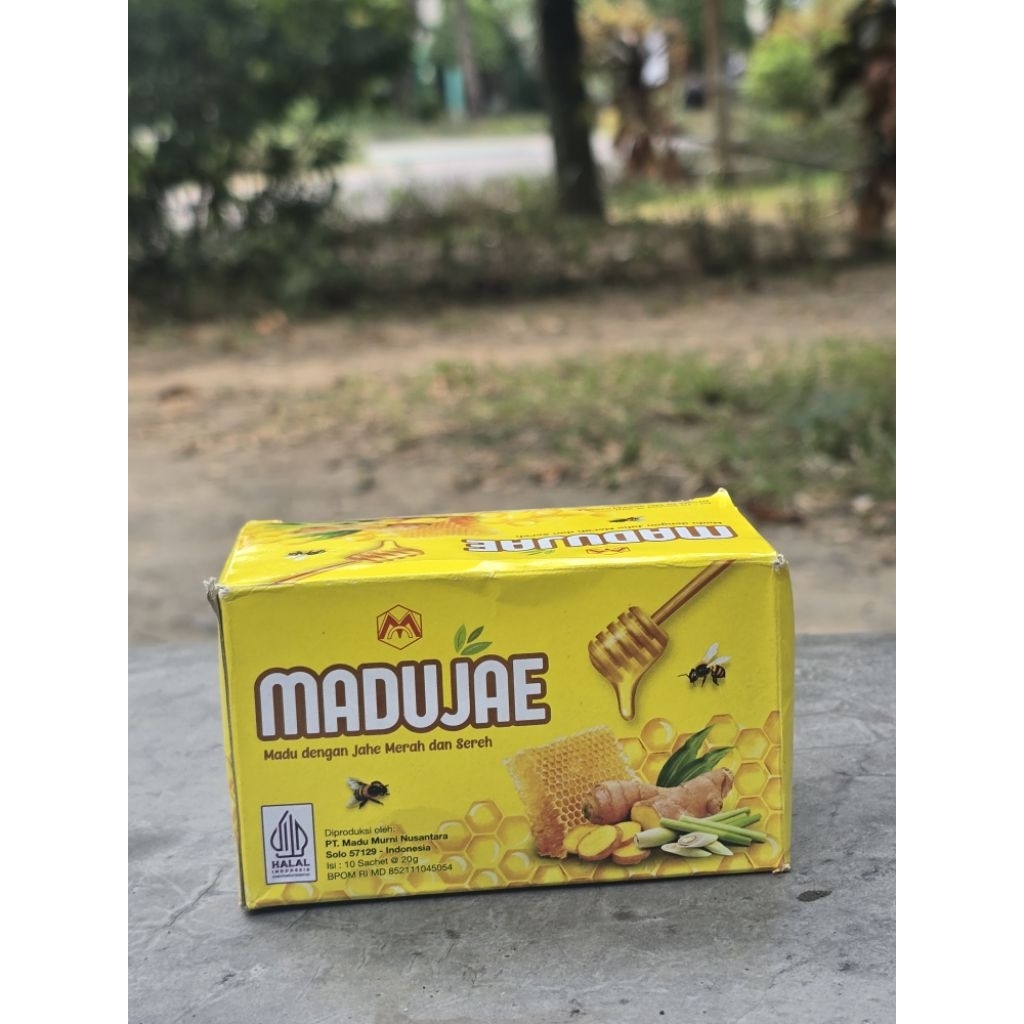 

Madu Nusantara Jae Merah sacet @ box/ isi 10 sacet 100% asli