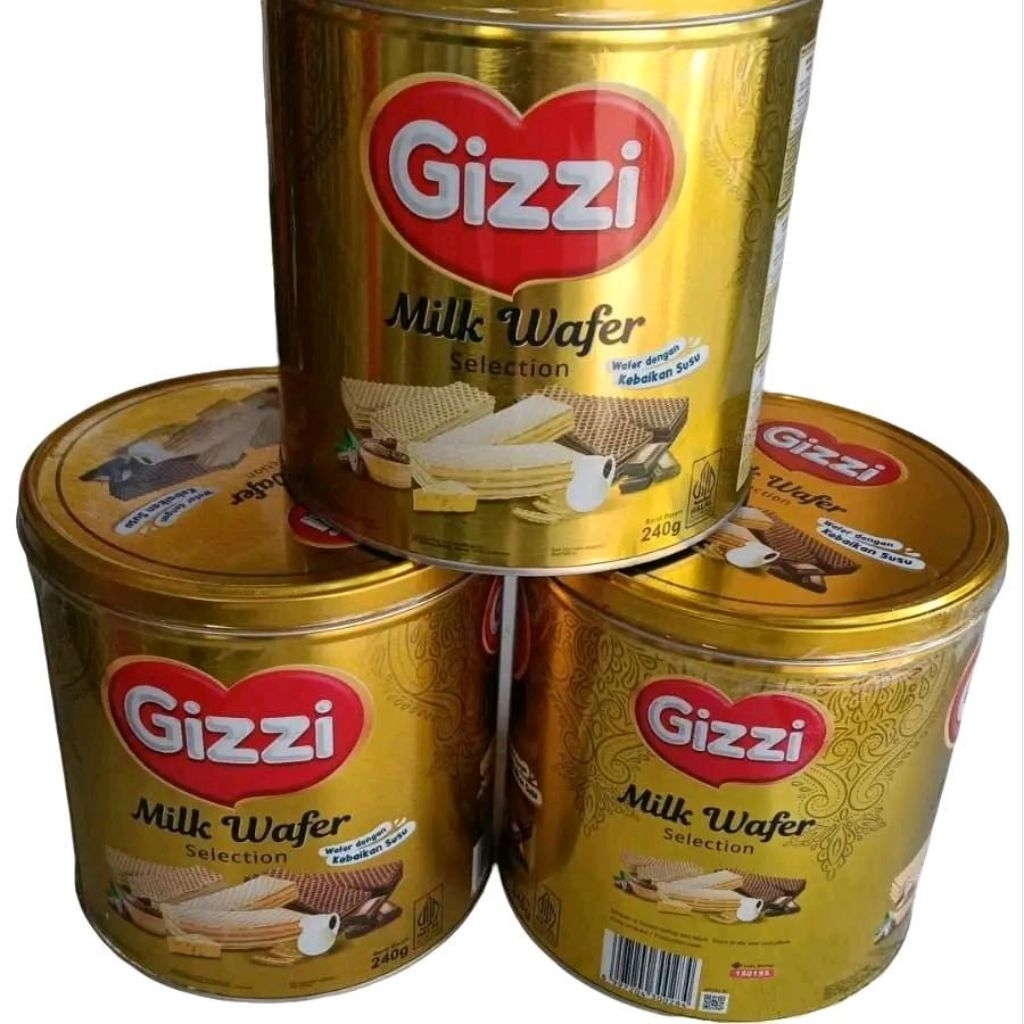 

Enak Renyah !!! Gizi Milk Wafer Kaleng