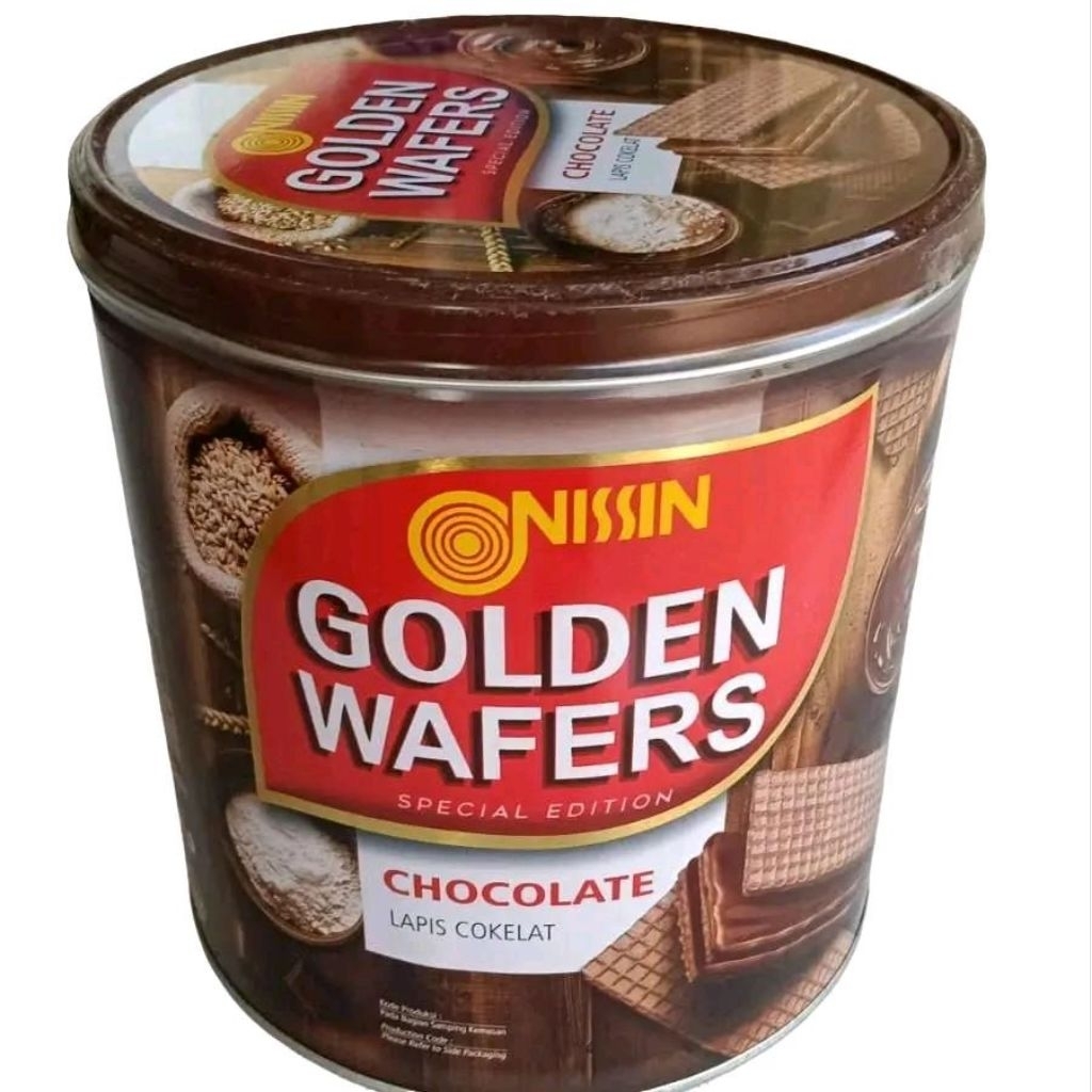 

Nissin Golden Water Lapis Coklat Kaleng