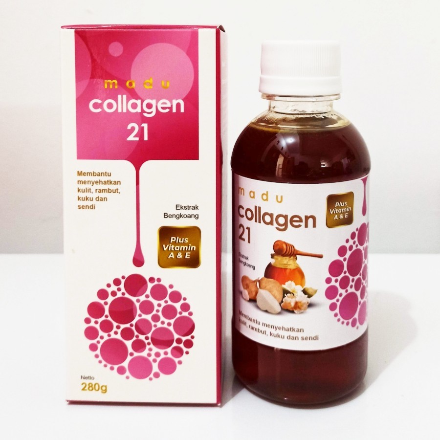 Madu Collagen 21 Plus Ekstrak Bengkoang Vit A E Herbal Masker