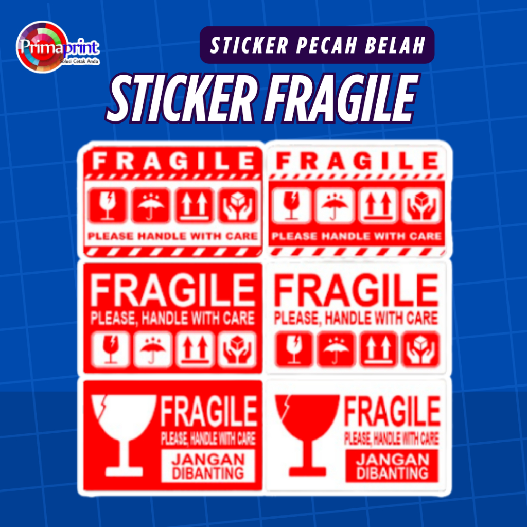 

Sticker Fragile Jangan Dibanting Bahan Chromo | Stiker Tulisan Tanda Barang Pecah Belah