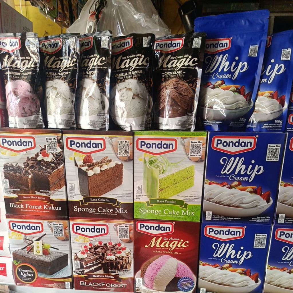 

TERLENGKAP PONDAN BLACKFOREST/BROWNIES/ICE CREAM & WHIP CREAM