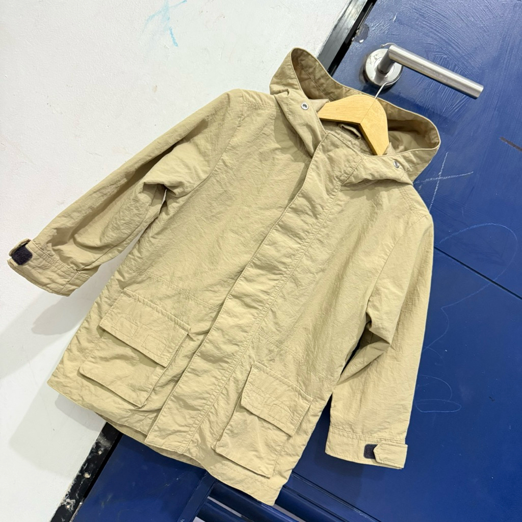 preloved jaket outdoor parka hoodie anak Gap 1-2 tahun