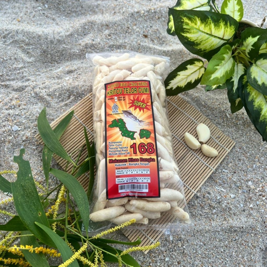 

Kritcu/Kericu Telor Ikan Cumi Merek 168 250 Gram