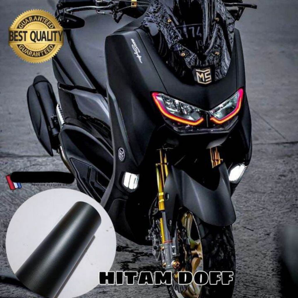 Stiker skotlet hitam dop per meter,skotlet motor,mobil,aquari,kaca ,skotlet murah berkualitas
