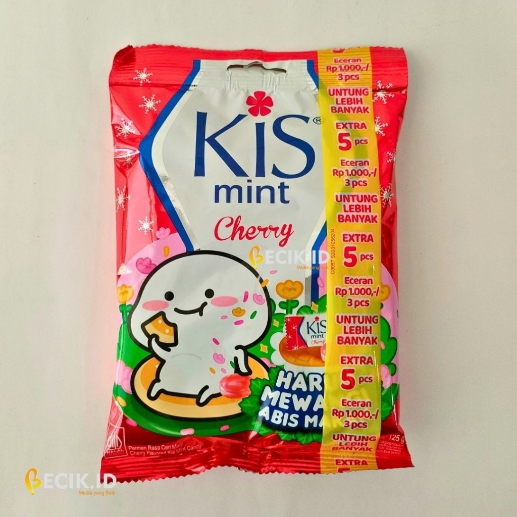 

Permen KIS Mint Cherry 125g – Isi 50+5 Butir | Rasa Segar & Wangi