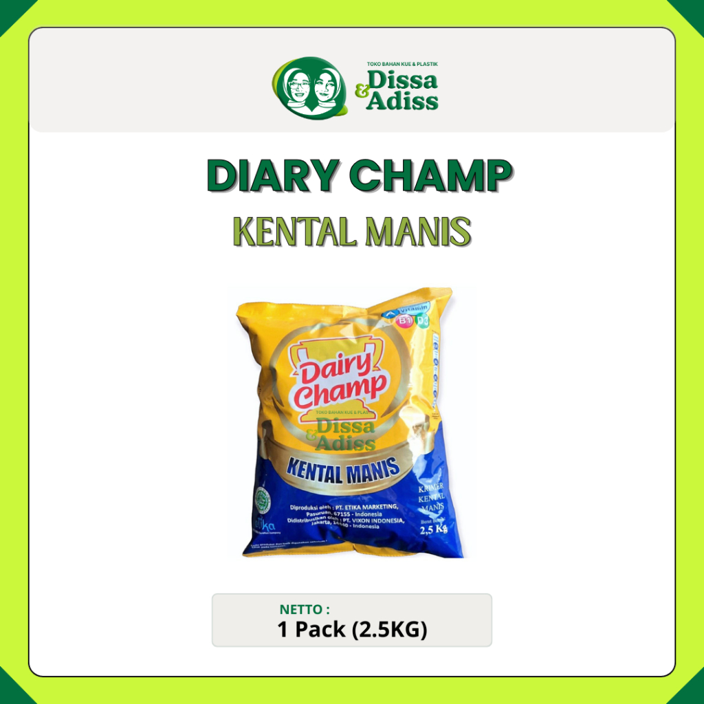 

Susu Dairy Champ 2,5kg / Susu Dairy Champ 2.5 kg | Tobaqdissa