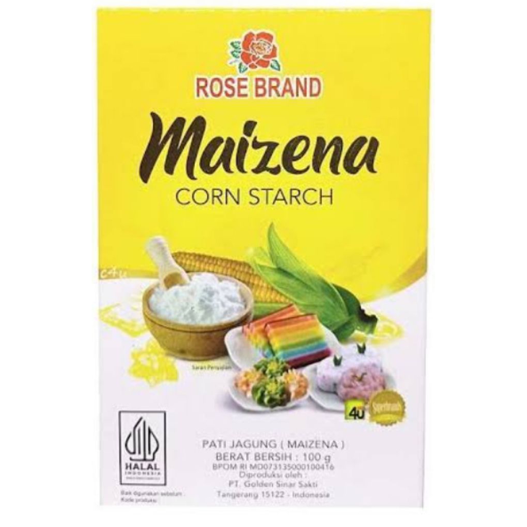 

Tepung maizena rose brand 100gr paket 10 box