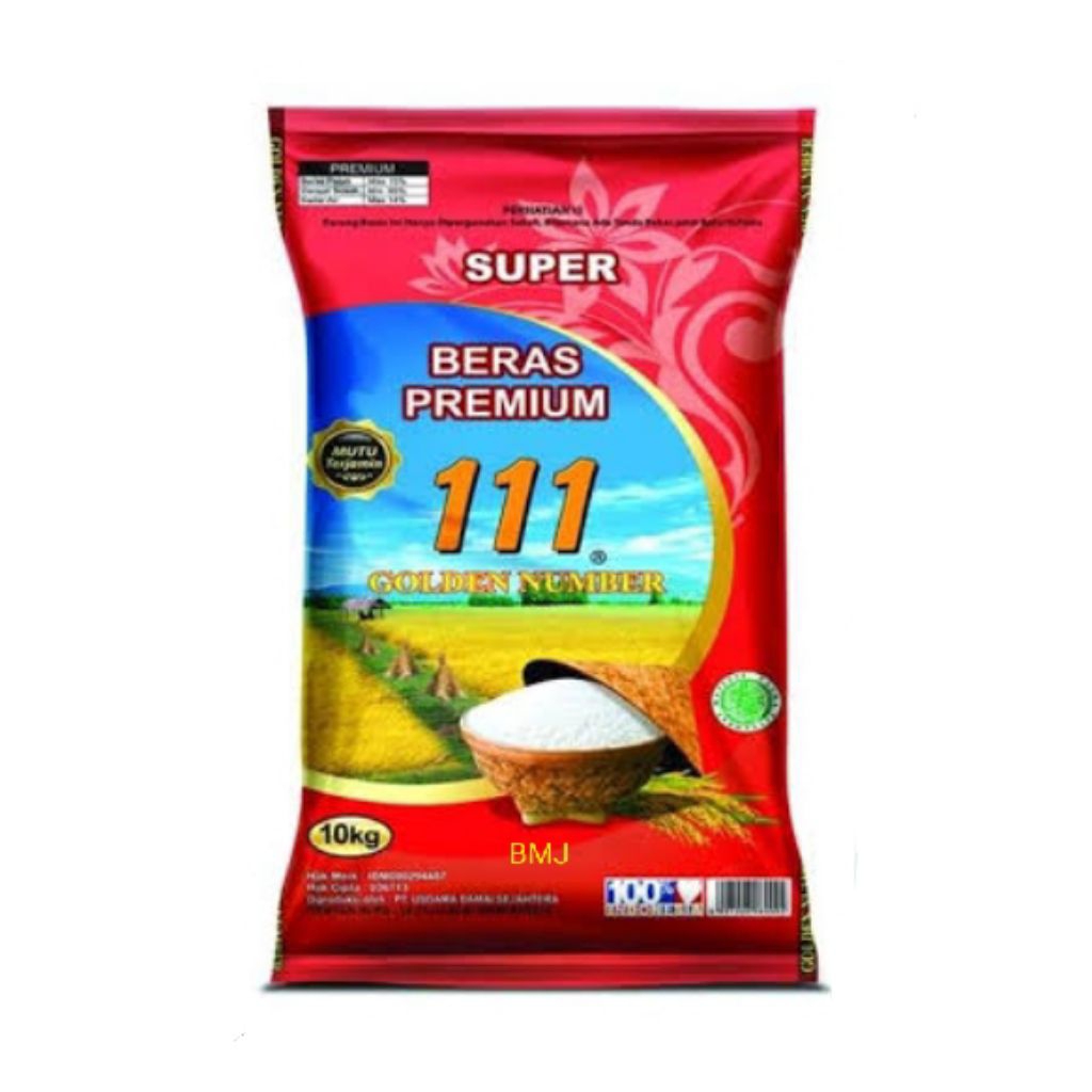 

INSTAN Beras premium 111 golden number Merah 10 kg